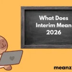 What Does Interim Mean