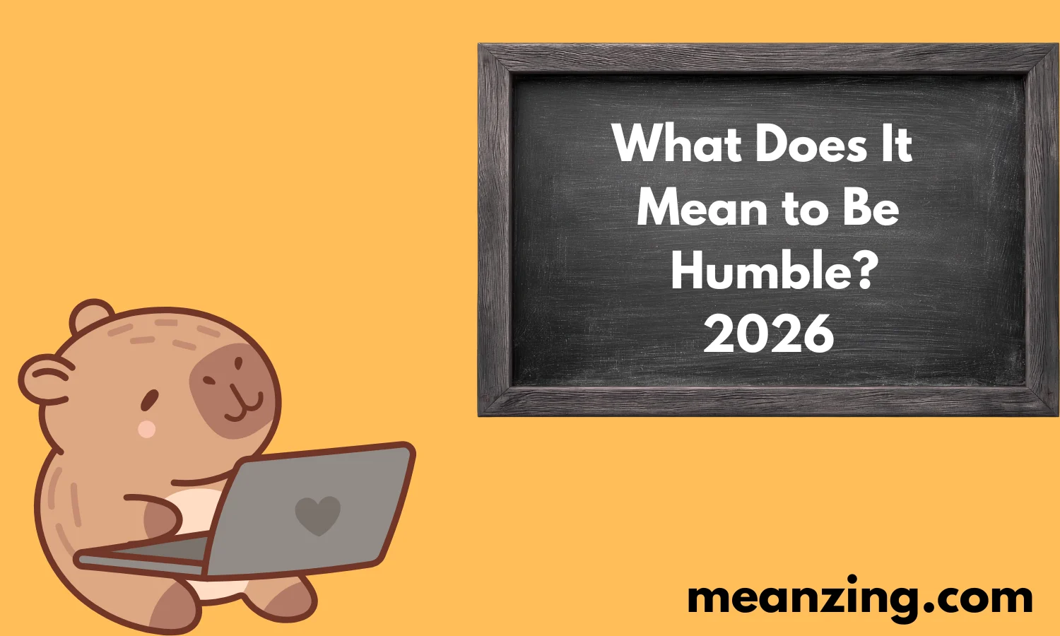 Mean to Be Humble?2026