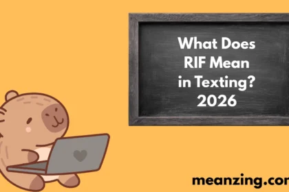 RIF Mean in Texting?2026