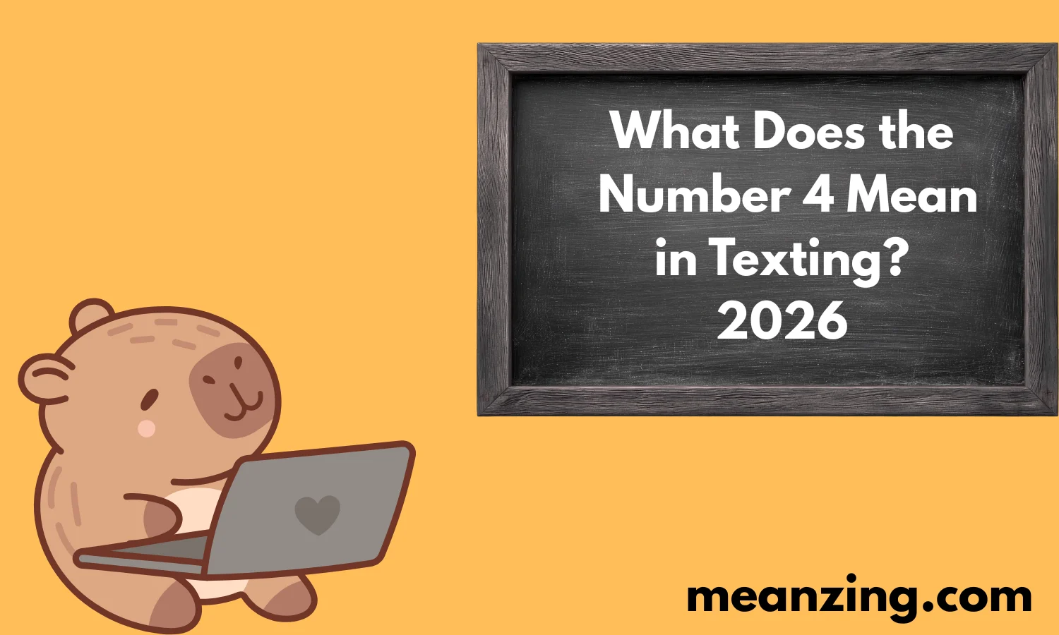 Number 4 Mean in Texting2026