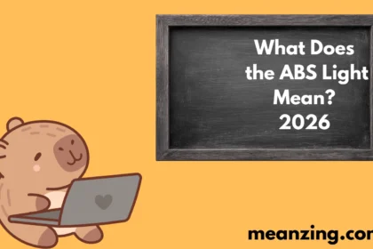 What Does the ABS Light Mean?2026