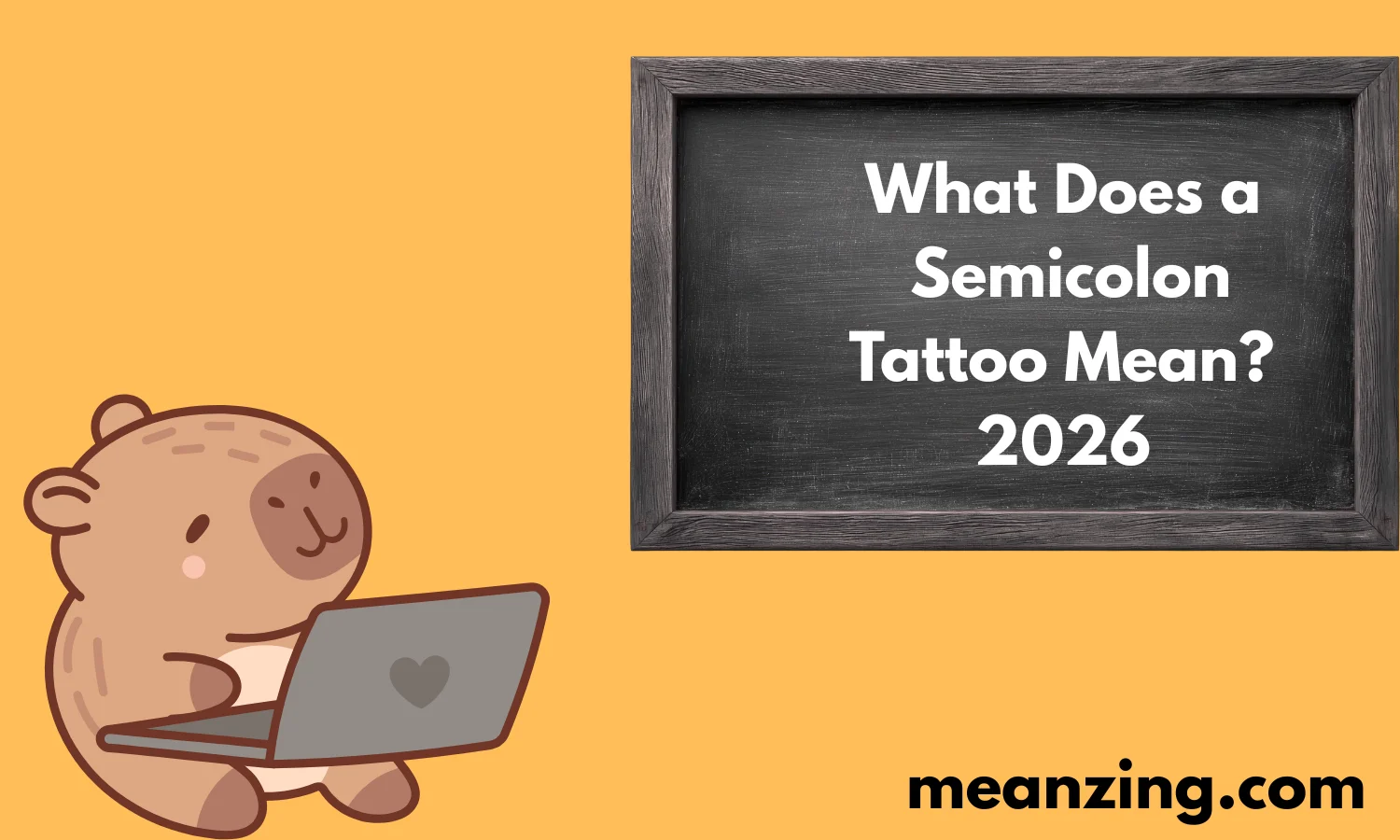 Semicolon Tattoo Mean? 2026