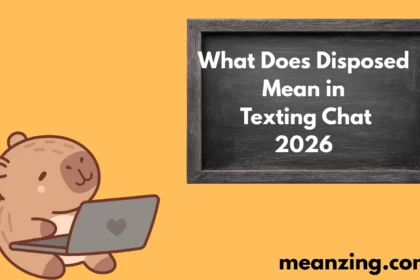 Disposed Mean in Texting2026