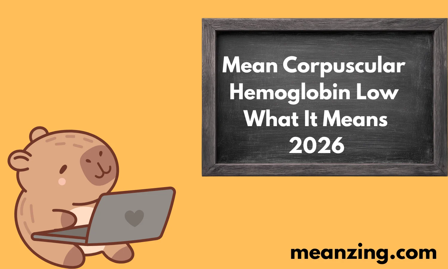 Corpuscular Hemoglobin2026