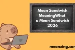 Sandwich Meaning2026